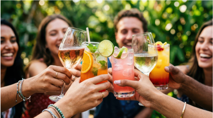 Alkoholfreie Sommergetränke mit Aloe